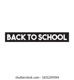 Back to school design template