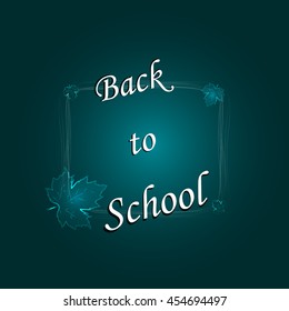 Back to school. design template for banner, poster.  vector illustration.