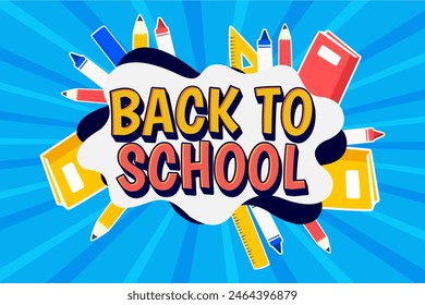 BACK TO SCHOOL DESIGN VECTOR FREE