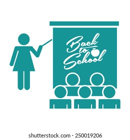 back to school design, vector illustration eps10 graphic 
