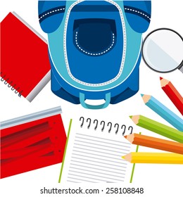 back to school design, vector illustration eps10 graphic 