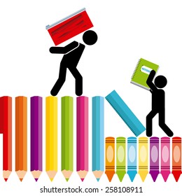 back to school design, vector illustration eps10 graphic 