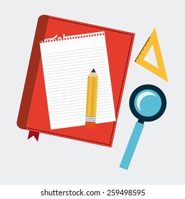 back to school design, vector illustration eps10 graphic 