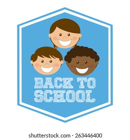 back to school design, vector illustration eps10 graphic 