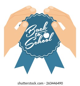 back to school design, vector illustration eps10 graphic 