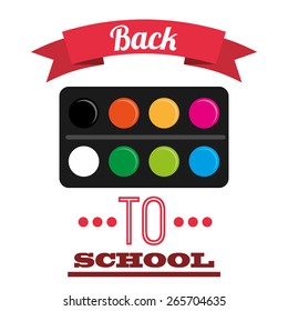 back to school design, vector illustration eps10 graphic 