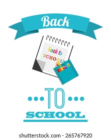 back to school design, vector illustration eps10 graphic 