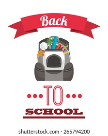 back to school design, vector illustration eps10 graphic 