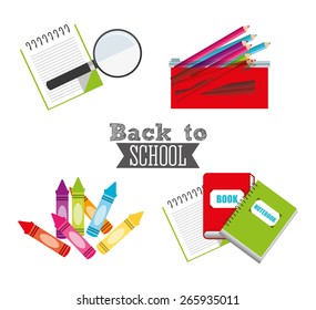back to school design, vector illustration eps10 graphic 