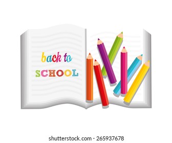 back to school design, vector illustration eps10 graphic 