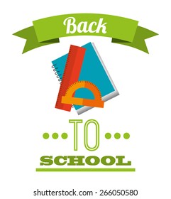 back to school design, vector illustration eps10 graphic 
