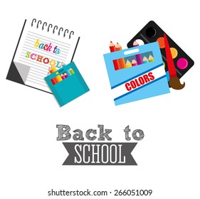 back to school design, vector illustration eps10 graphic 