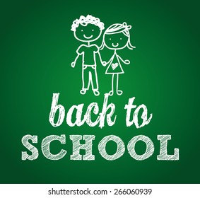 back to school design, vector illustration eps10 graphic 