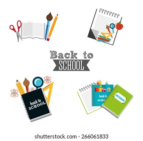 back to school design, vector illustration eps10 graphic 