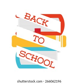 back to school design, vector illustration eps10 graphic 