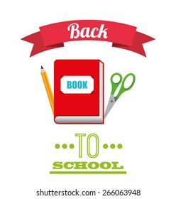back to school design, vector illustration eps10 graphic 