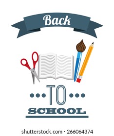 back to school design, vector illustration eps10 graphic 