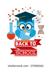 back to school design, vector illustration eps10 graphic 