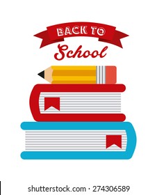 back to school design, vector illustration eps10 graphic 