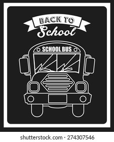 back to school design, vector illustration eps10 graphic 