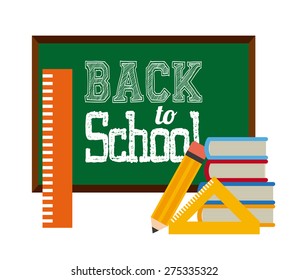 back to school design, vector illustration eps10 graphic 