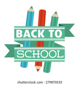 back to school design, vector illustration eps10 graphic 