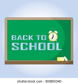 Back to school design. Vector illustration