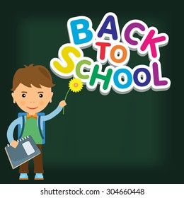 Back to school design. Vector illustration