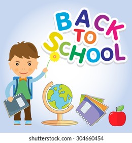 Back to school design. Vector illustration