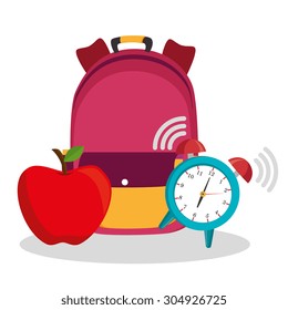 Back to school design, vector illustration eps 10.