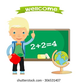 Back to school design. Vector illustration