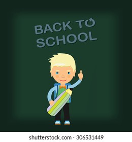 Back to school design. Vector illustration