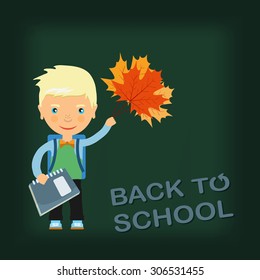 Back to school design. Vector illustration