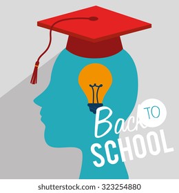 back to school design, vector illustration eps10 graphic 