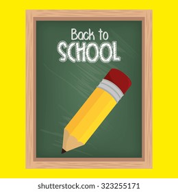 back to school design, vector illustration eps10 graphic 