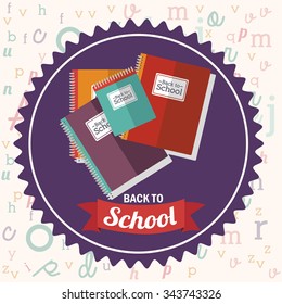 back to school design, vector illustration eps10 graphic 