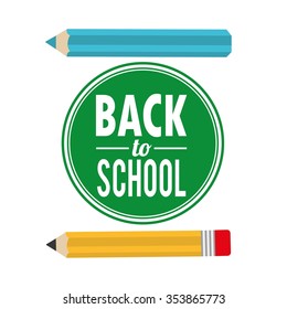 back to school design, vector illustration eps10 graphic 