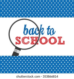 back to school design, vector illustration eps10 graphic 