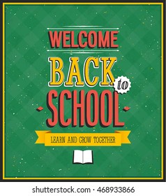 Back to school design. Vector illustration.