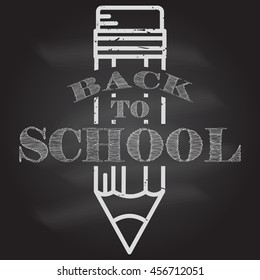 Back to School design. For web design, mobile and application interface, also useful for infographics. Vector illustration.