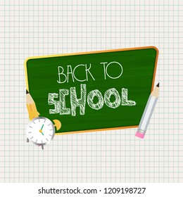 Back to School design with white background vector
