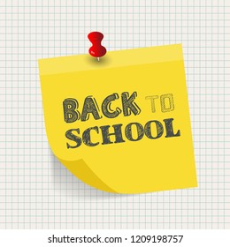 Back to School design with white background vector