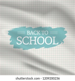 Back to School design with white background vector