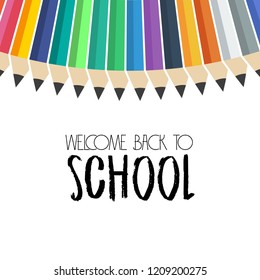 Back to School design with white background vector