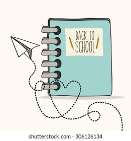 Back to School digital design, vector illustration eps 10