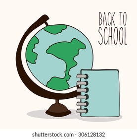 Back to School digital design, vector illustration eps 10