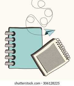 Back to School digital design, vector illustration eps 10