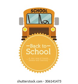 Back to School digital design, vector illustration eps 10