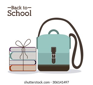 Back to school digital design, vector illustration eps 10