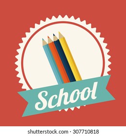 Back to School digital design, vector illustration eps 10